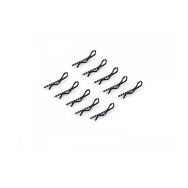 Small Body Clip 1:10 - Black - (10)