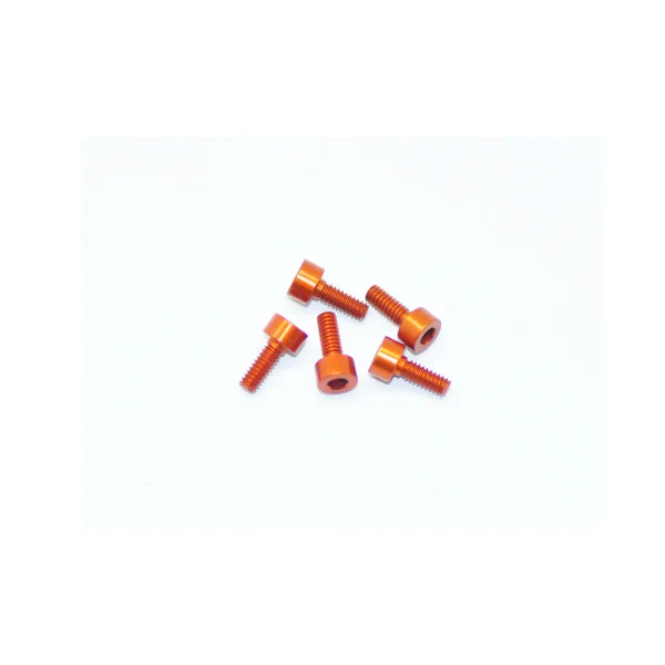 Aluminium Socket Head Cap Screw - M2.2 x 6 Orange (5)