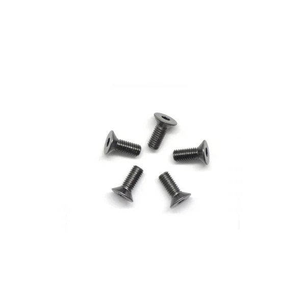Aluminium Countersunk Hex Head Screw - M3 x 8 Gray (5)