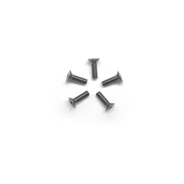 Aluminium Countersunk Hex Head Screw - M3 x 10 Gray (5)
