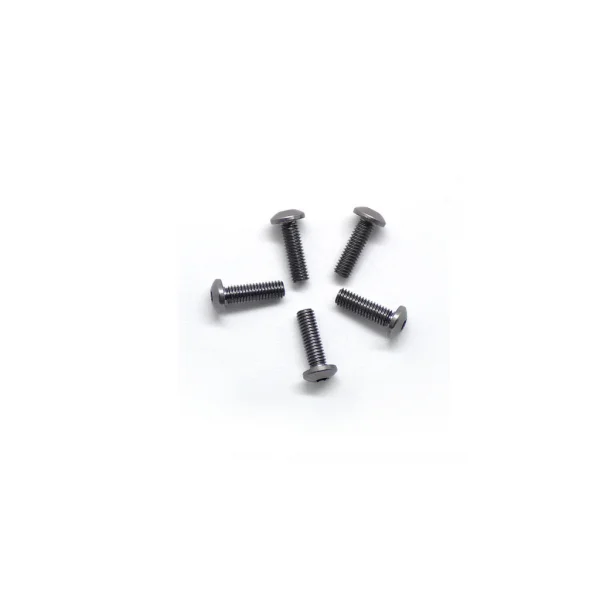 Aluminium Button Hex Head Screw - M3 x 10 Gray (5)