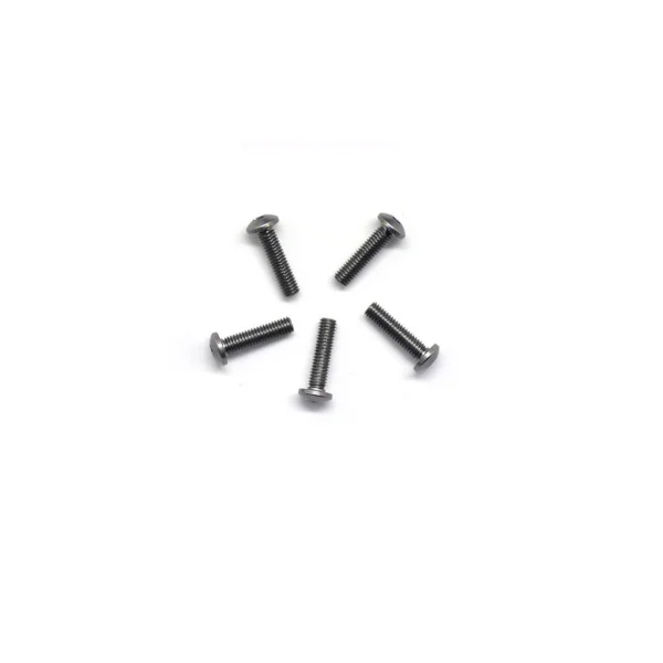 Aluminium Button Hex Head Screw - M3 x 12 Gray (5)