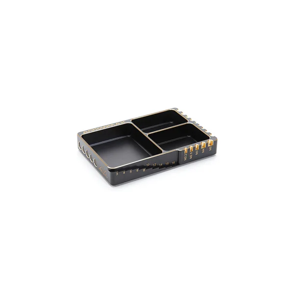 Multi Aluminium Case for Screws Black Golden