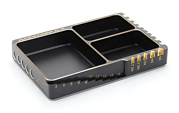 Multi Aluminium Case for Screws Black Golden — image 1 of 2