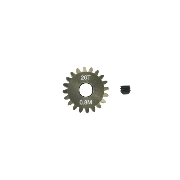 Pinion Gear 0.8mm (mod) - 20T (7075 Hard) ** CLEARANCE **