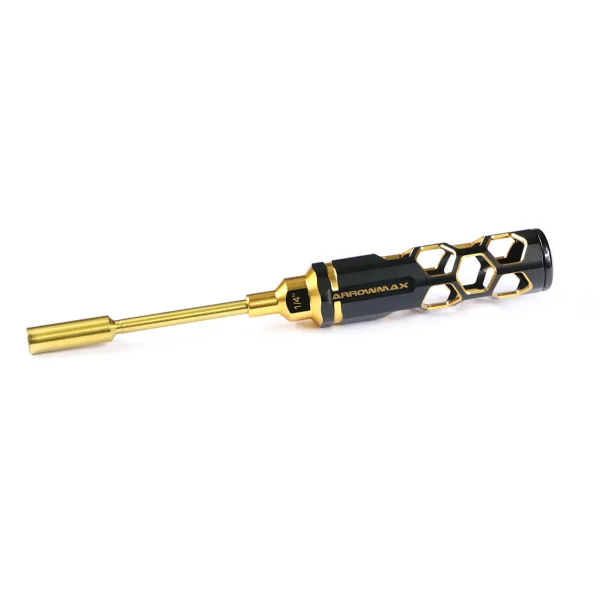 Nut Driver 1/4(6.35mm)x 100mm Black Golden