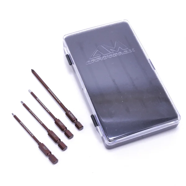 Arrowmax Power Tool Tip Set - 0.63 + 0.78 + 0.93 Hex + Phillips 4.0mm
