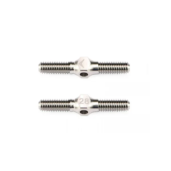 64 Ti Turnbuckle 4mm x 28mm (1-1:8) (2)