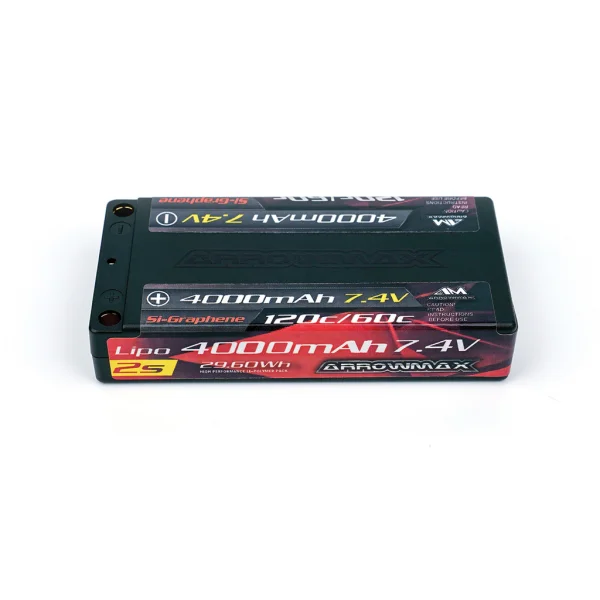 Lipo 4000mAh 1:12 - 7.4V - 60/120C Si-Graphene