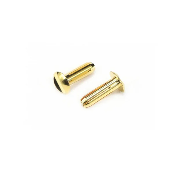 Low Profile 4mm Connector 24K - 2 Pack