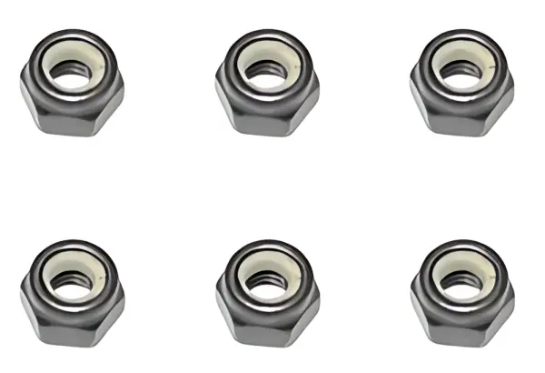 Nylon Nut M4 6Pcs/Bag — image 1 of 2