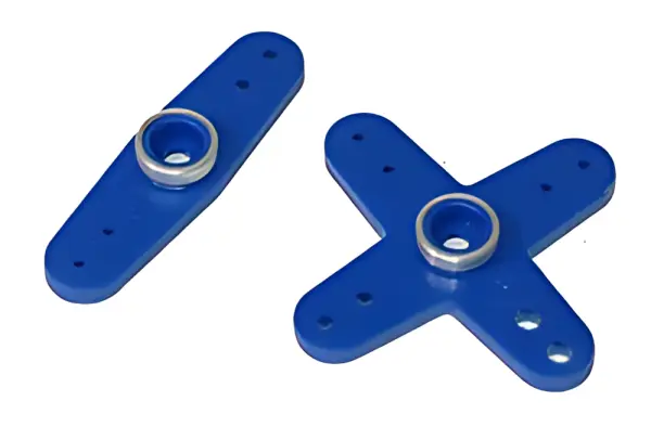 Servo Arms; Futaba Blue — image 1 of 2