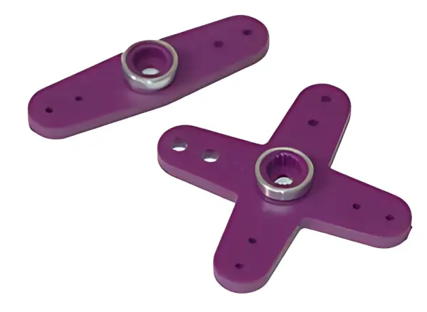 Servo Arm; JR1/2 Purple — image 1 of 2