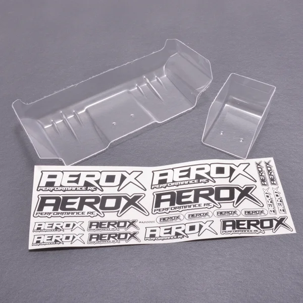 Aerox 1:10 Wide Rear Wing - 1mm Clear (2 part)