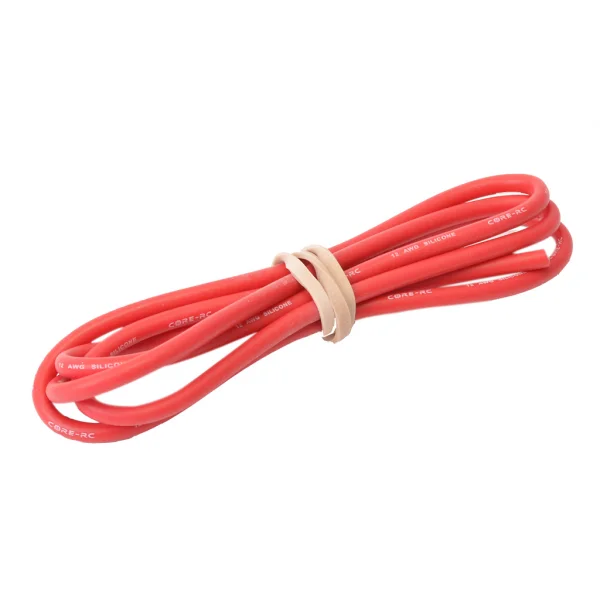 Core RC Silicone Wire 12G - 100cm Red