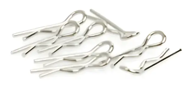 Small Body Clip 1:10 - Silver (8) — image 1 of 2