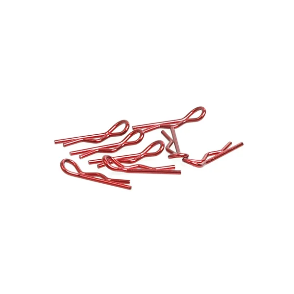 Small Body Clip 1:10 - Metallic Red (8)