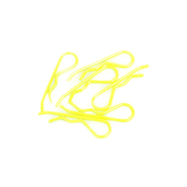 Body Clip 1:8 - Fluorescent Yellow (6)