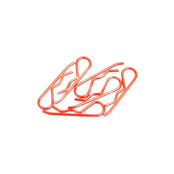 Body Clip 1:8 - Fluorescent Red (6)