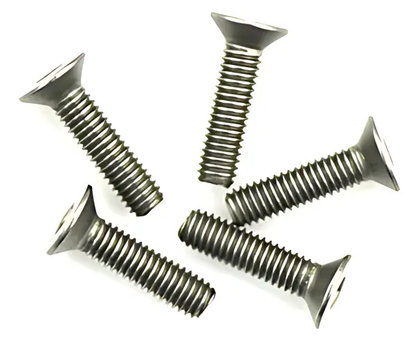 Titanium Countersunk Hex Screws M3 x 12 (10) — image 1 of 2