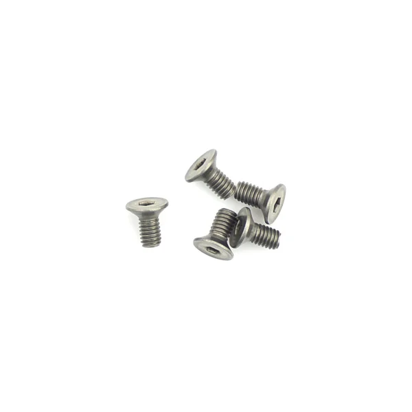 Titanium Countersunk Hex Screws M4 x 8 (10)