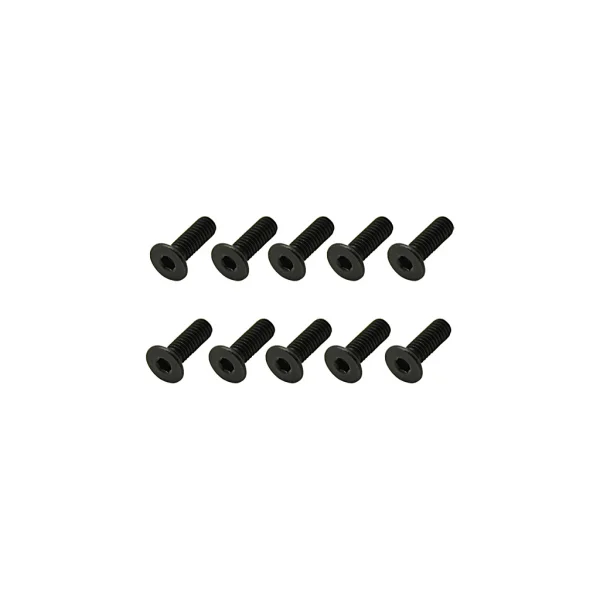 Steel Countersunk Hex Screws M2.5 x 8 (10)