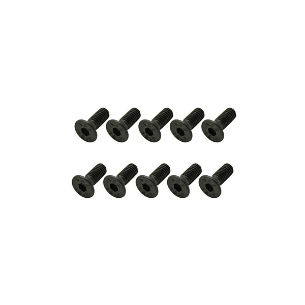 Steel Countersunk Hex Screws M3 x 8 (10)