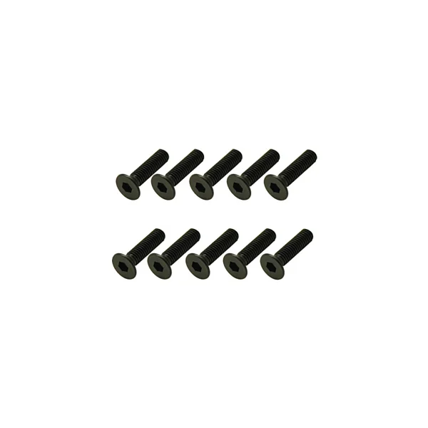 Steel Countersunk Hex Screws M3 x 12 (10)