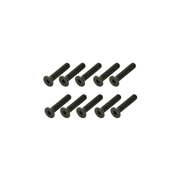 Steel Countersunk Hex Screws M3 x 16 (10)