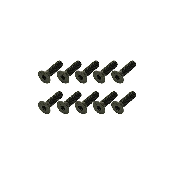 Steel Countersunk Hex Screws M4 x 14 (10)