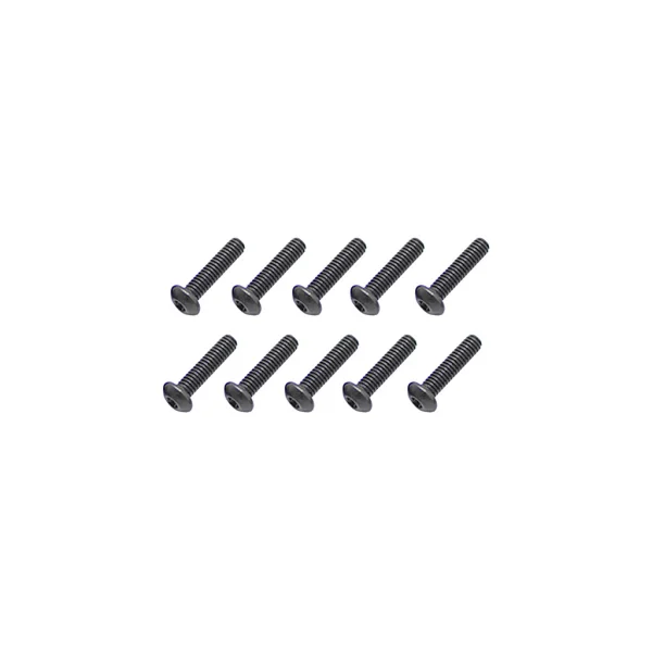 Steel Button Head Hex Screws M3 x 12 (10) &mdash; image 2 of 2