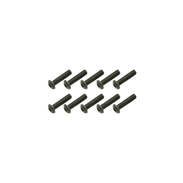Steel Button Head Hex Screws M3 x 16 (10)