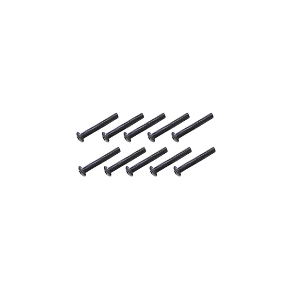 Steel Button Head Hex Screws M3 x 22 (10)