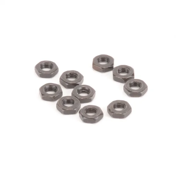 M3 Steel 1/2 Nut - Black - (10)