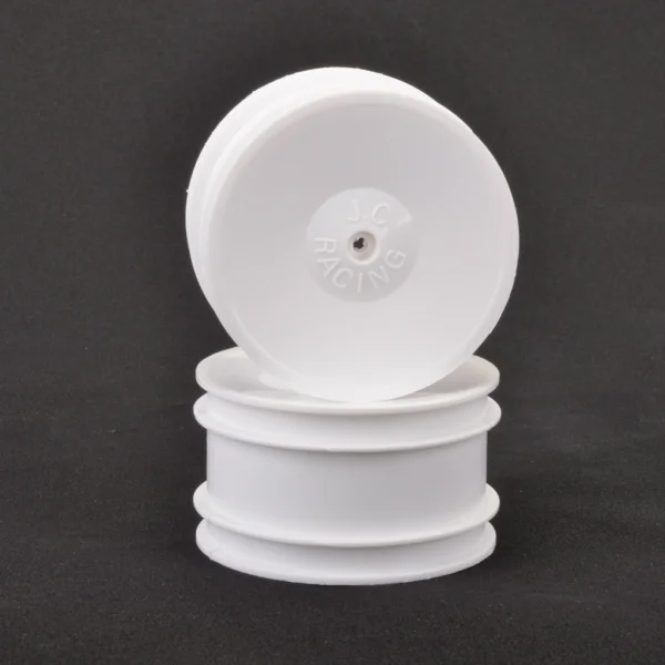 JConcepts 2.2 Dish Rear White Wheels - CAT XLS - 8mm Castle Fitting (2)