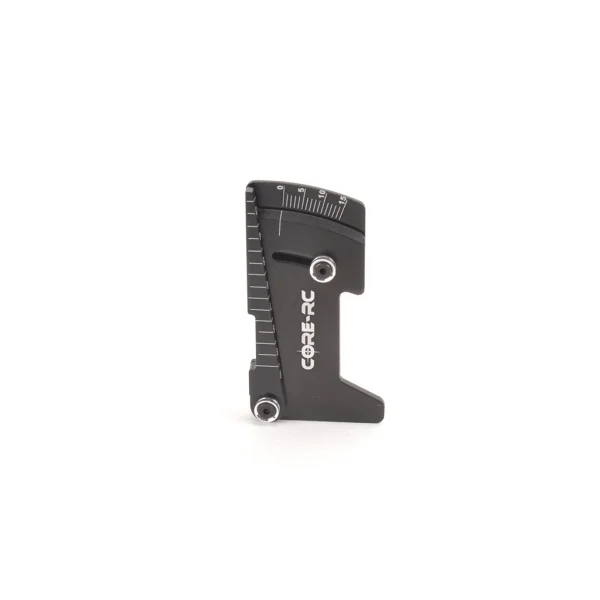 Core RC Alloy Camber-Ride Height Gauge - Black