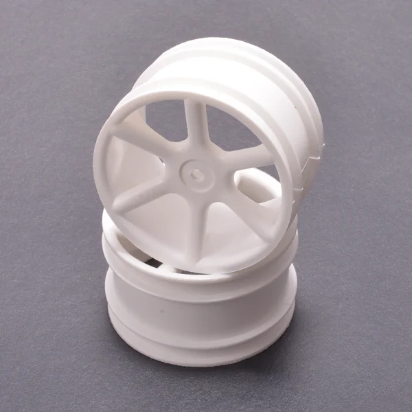 JC 6 Spoke 2.2 Rear White Wheel CAT/Coug 2K (2)