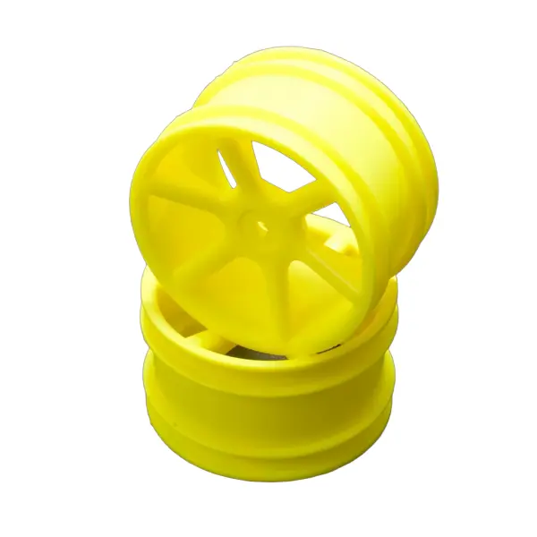 JC 6 Spoke 2.2 Rear Yellow Wheel CAT/Coug 2K (2) — image 1 of 3
