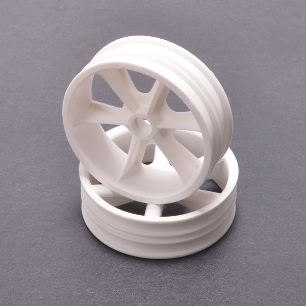 JC 6 Spoke 2.2 2WD Front White Wheel Cougar 2K (2)