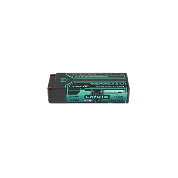 CAYOTE LiPo 7200mAh HV Mid 7.6V 25mm 251g