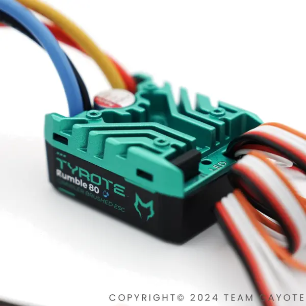 TYROTE Rumble 80 1:10 80A W/P Brushed Crawler ESC — image 2 of 4