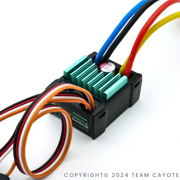 Cayote TYROTE Rumble 60A Brushed ESC — image 3 of 4