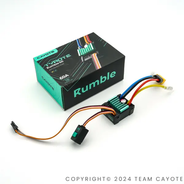 Cayote TYROTE Rumble 60A Brushed ESC — image 4 of 4