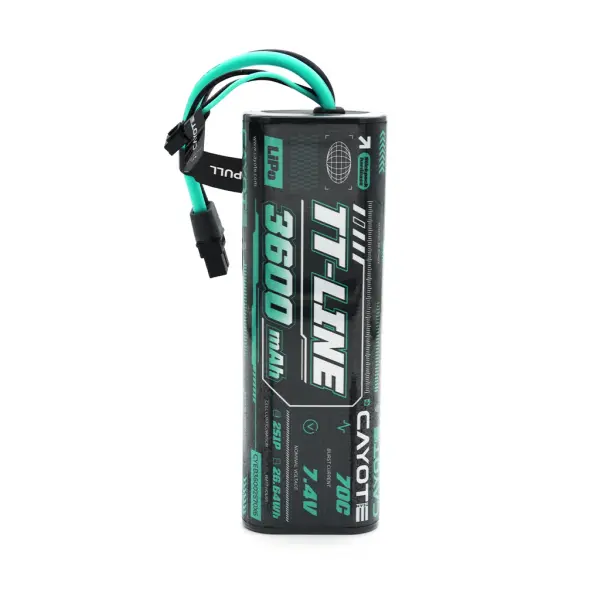 CAYOTE TT-LINE 70C 3600mAh 2S 7.4V Hardcase LiPo &mdash; image 3 of 4