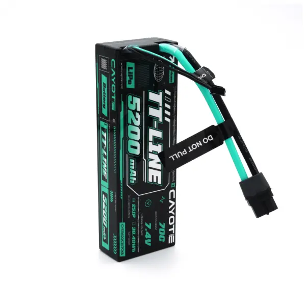 CAYOTE TT-LINE 70C 5200mAh 2S 7.4V Hardcase LiPo &mdash; image 4 of 5