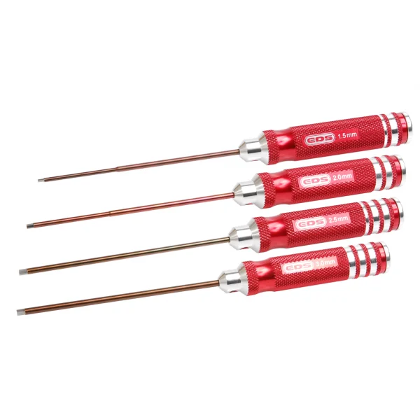 EDS Hex Driver Tool Set - 1.5 2.0 2.5 & 3.0 X 120mm - 4 Pieces