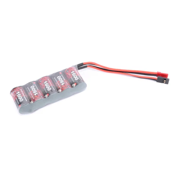 EP Super Duty 1600mAh 6v Receiver Straight Pack - Dual Lead