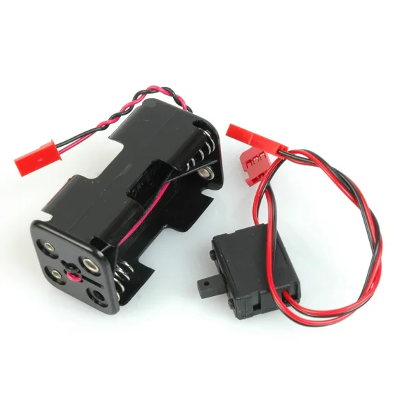 Battery Box & Switch; 4 x AA