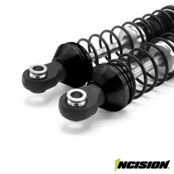 Vanquish Incision Lower Shock Cup Black (2) — image 2 of 2