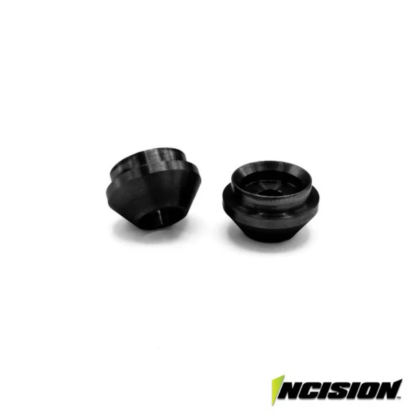Vanquish Incision Lower Shock Cup Black (2) — image 1 of 2